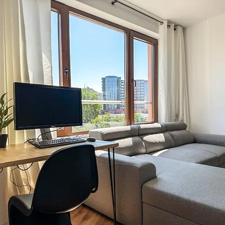 Appartement 1br With A Designated Workspace, Free Street Parking And Free Gym Pass